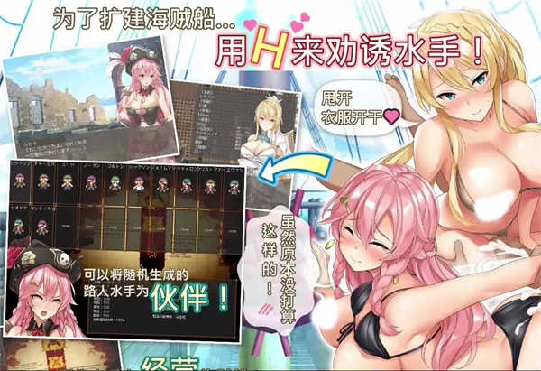 海盗姬露碧娜与梦幻秘宝~官方中文作弊版+语音DLC+存档[爆款RPG/动态]PC游戏