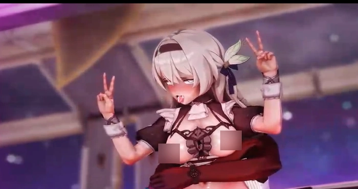 lanzfh:星穹铁道：异世界奉侍学园 流萤篇【MMD/纯啪】【85m/720p】