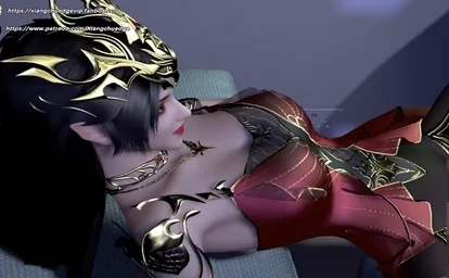 Xiang chu edge：美杜莎 长老的胁迫[3D动漫/动态/VAM]  [1.6G]