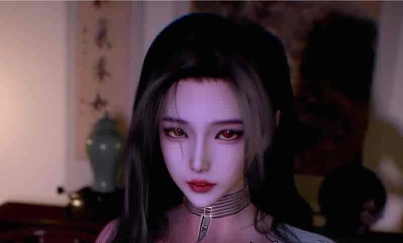 TNT：古风黑丝巨乳御姐闺房骑乘舞啪【3D/动态/VAM/6V合集/3G】