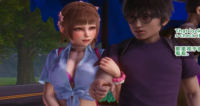 GEN.K 6月新作：彼女日志S2#02 祭典NTR [3D动漫/NTR/CV] [中字] [390M]