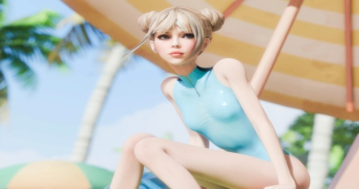 FraxXlr 6月新作：黑百合+D.Va+天使 [3D/无修/CV]  [1G]