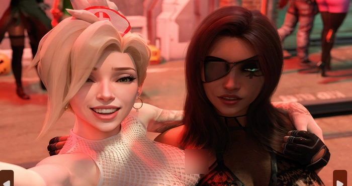 【2D/全彩/无修】AI漫画战栗的龙卷01-03+守望妓女【205M】