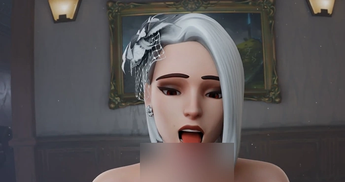 aphy3d 6月新作：艾什 淫乱白丝新娘婚礼当天 [动漫/3D/无修/CV]  [735M]