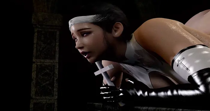 依雯&妮妮 9月新作：Atonement Nun Part 1+2[3D动漫/无修/CV]