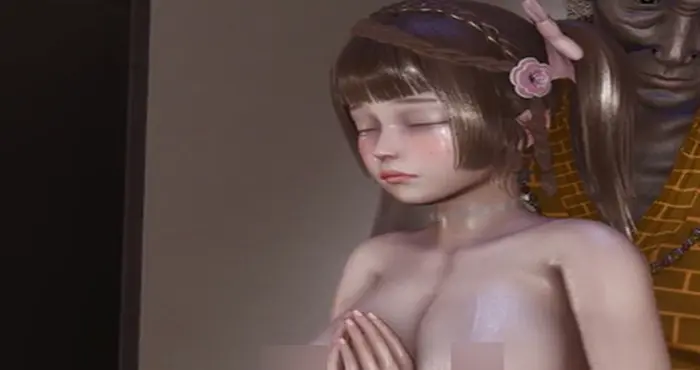 GEN.K 8月新作：彼女日志S2#03 寺庙NTR [3D动漫/NTR/CV]   [中字] [318M]