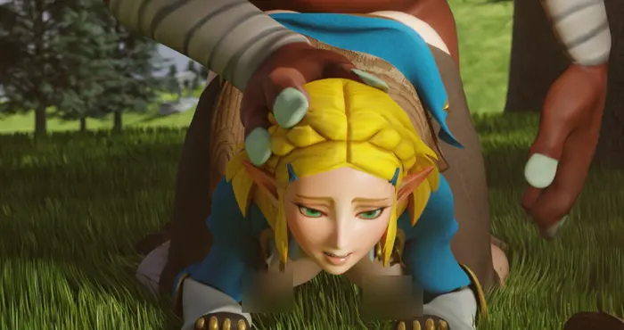 SKRev 10月新作：zelda and bogobur 塞尔达 落难公主被兽人狠狠 [3D动漫/无修/CV]  [1G]