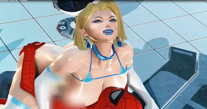 KRILINRESORT 7月新作：KR-MR-MY RIVAL CRUSH 白皇后 X 蜘蛛侠 丰满美熟女 [3D动漫/无修/CV]