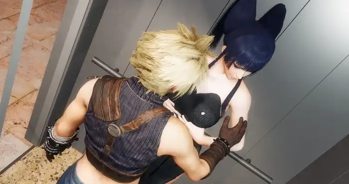 szyca：女天狗-電梯裡的誘惑 [3D动漫/NTR/CV]   [1.3G]