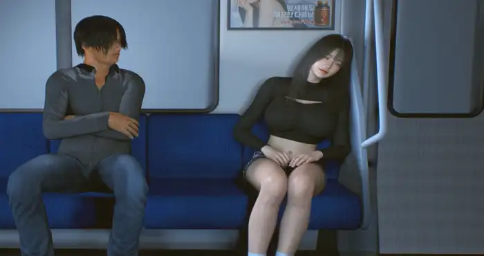 GAJIJAJI：SUBWAY FXXK 性感女友熟睡中被地铁痴汉凌辱 [3D动漫/NTR/VAM] [3.6G]