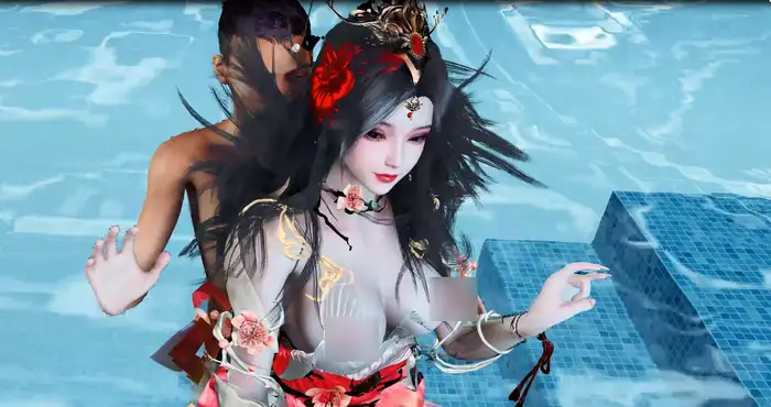 牛头人爱好者：古装女友-女帝-泳池NTR [3D动漫/隐奸/NTR]  [中字] [6.6G]