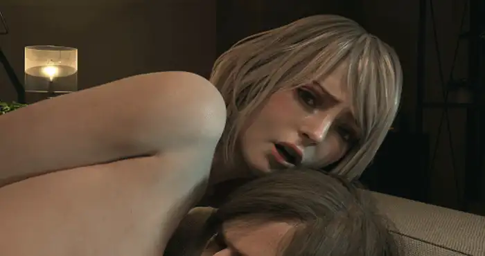 HydraFXX 12月新作：Ashley x Leon 阿什莉 性感黑丝美少女骑乘中出 [3D动漫/无修/CV]  [145M]