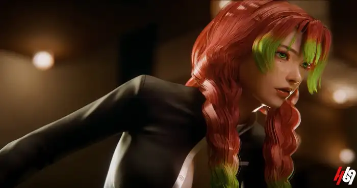 R2 Studio 12月新作：Mitsuri-Infinitys Pleasure Castle 甘露寺蜜璃猎鬼战败被敌人肏到失神 [3D动漫/NTR/CV]