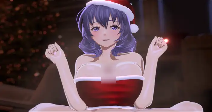 LazyProcrast 12月新作：雪乃+尤菲+红叶+吹雪+莉莉 性感圣诞女神 [3D动漫/无修/动态]