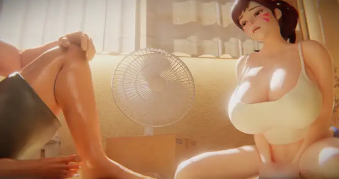 Reinamation 1月新作：Dva Sweaty Summer [3D动漫/无修/CV/566M]