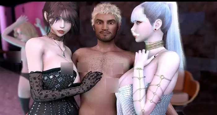 fengying：黑白三人 [3D动漫/动态/VAM/中字/1.1G]