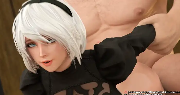 BlackBirdNSFW 2月新作：伊芙+2B [3D动漫/无修/CV/1.2G]