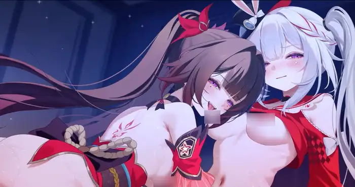 Mako 26.02.28 花火と火花3p【动漫/Live2d/3P/骑乘位/同人动画】