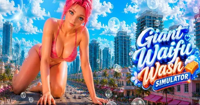 Giant Waifu Wash Simulator/巨大化美少女清洗模拟器 v0.2 官方中文版【SLG】PC游戏